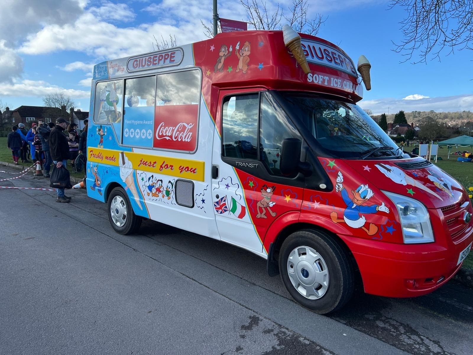 Giuseppe's famous ice cream van for hire in Bristol Giuseppe's famous ice cream van for hire in Bristol